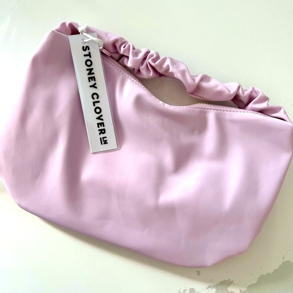 NEW SEALED LILAC SCRUNCH NYLON BAG!